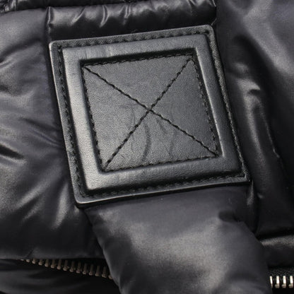 Chanel Coco Cocoon Black Nylon Leather Mini Boston Bag — view 8