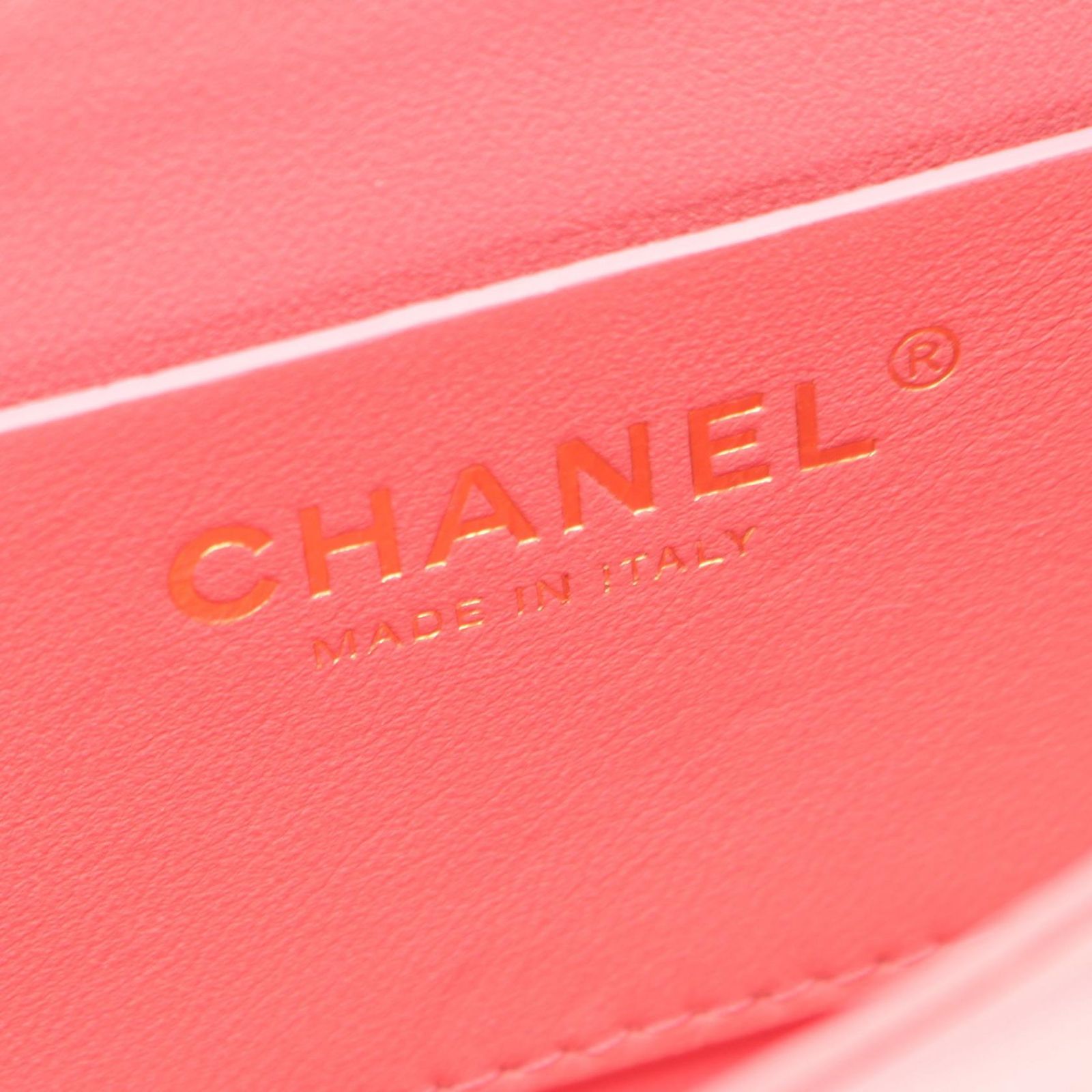 Chanel Shoulder Bag Quilted Top Handle 2-Way Pink Caviar Leather Chain — view 5