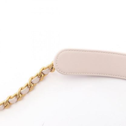 Chanel Shoulder Bag Quilted Light Pink Leather — view 8