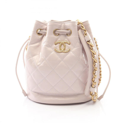 Chanel Shoulder Bag Quilted Light Pink Leather