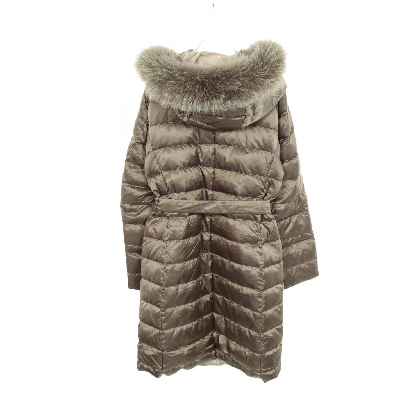 Max Mara Down Jacket Reversible Hooded Nylon Coat — view 2