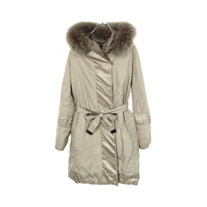 Max Mara Down Jacket Reversible Hooded Nylon Coat — view 3