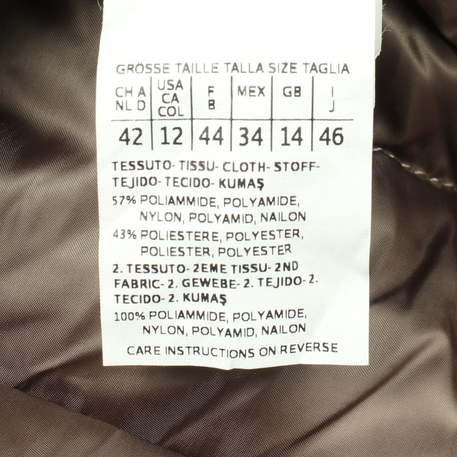 Max Mara Down Jacket Reversible Hooded Nylon Coat — view 6