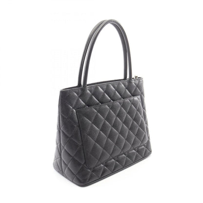 Chanel Tote Medallion Black Caviar Leather — view 2