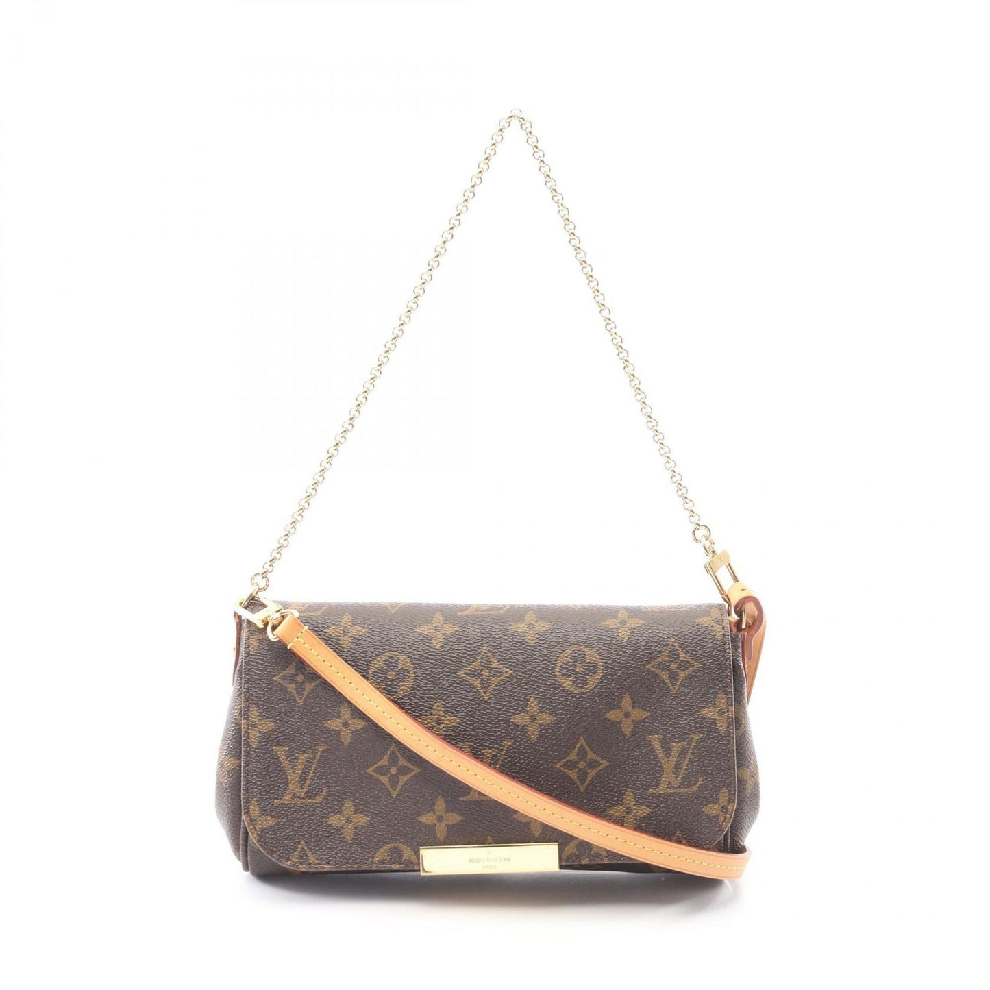 Louis Vuitton Handbag Favorite PM 2-Way Canvas Leather
