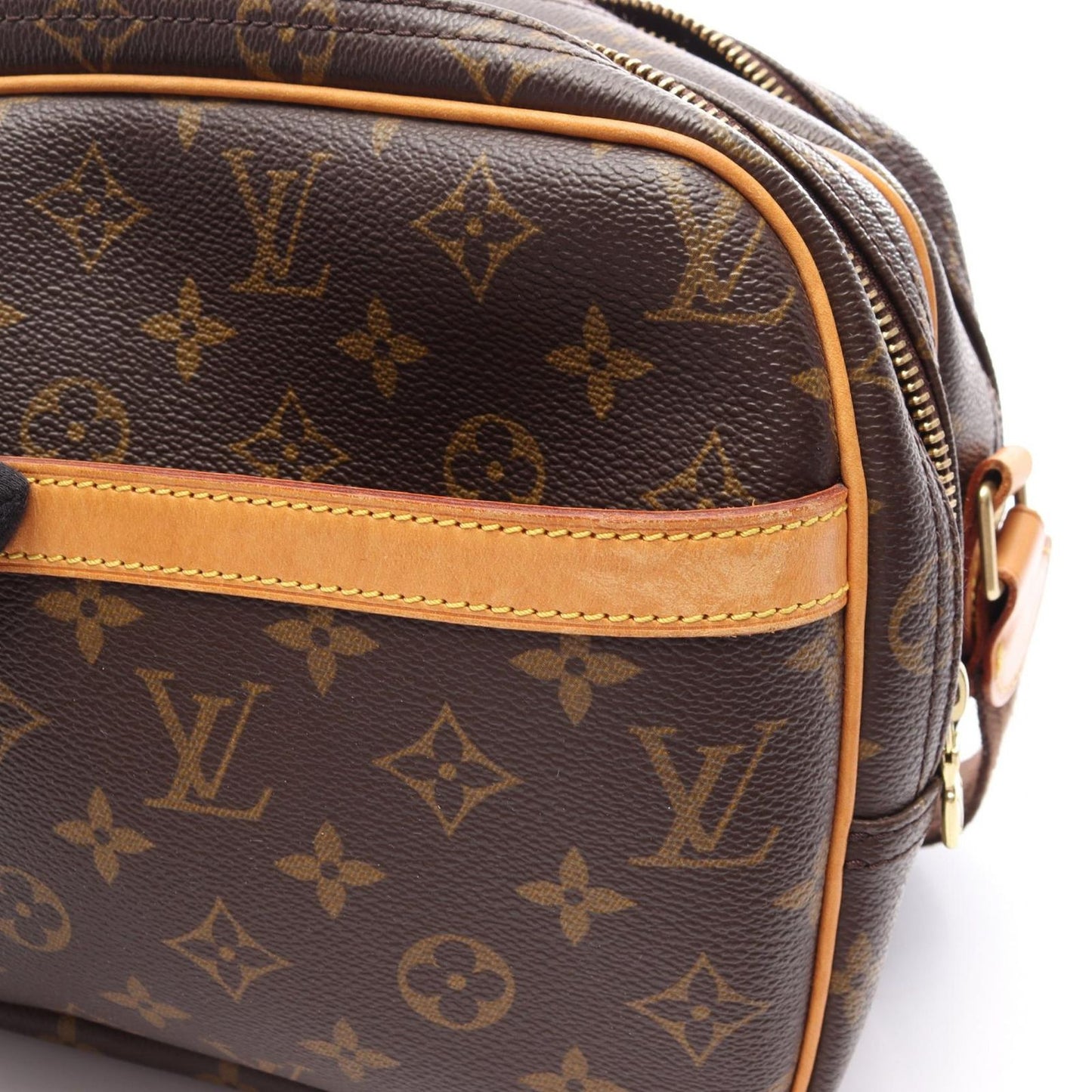 Louis Vuitton Shoulder Bag Reporter PM Canvas Leather — view 8
