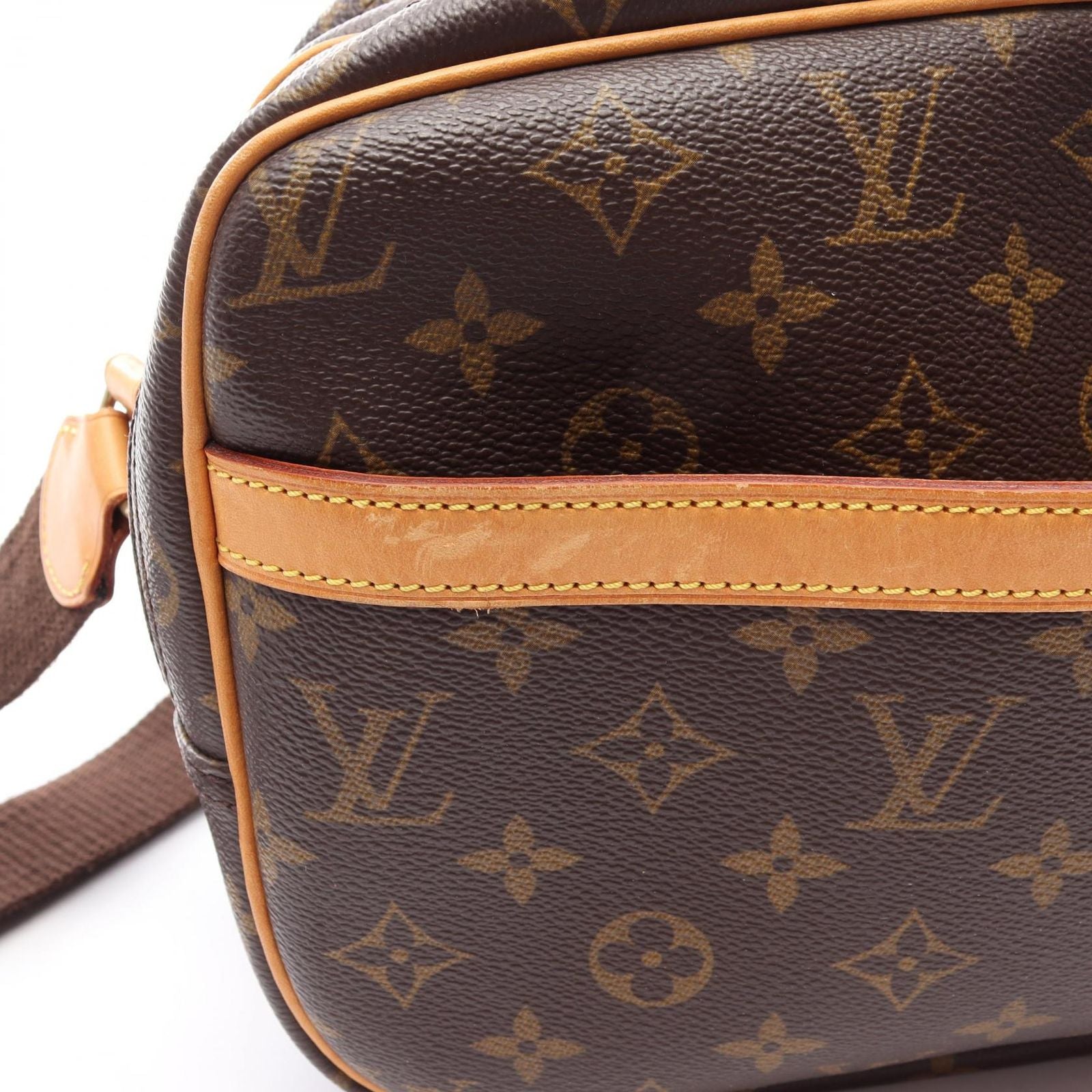 Louis Vuitton Shoulder Bag Reporter PM Canvas Leather — view 9