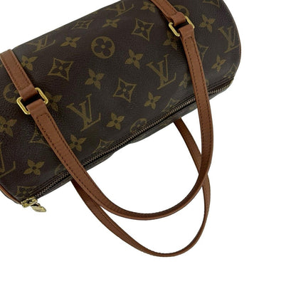 Louis Vuitton Papillon 26 Monogram Pattern Leather Mini Boston Bag Brown — view 4