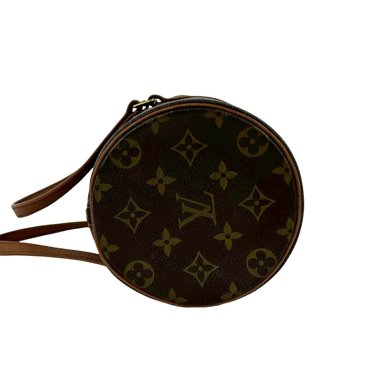 Louis Vuitton Papillon 26 Monogram Pattern Leather Mini Boston Bag Brown — view 5