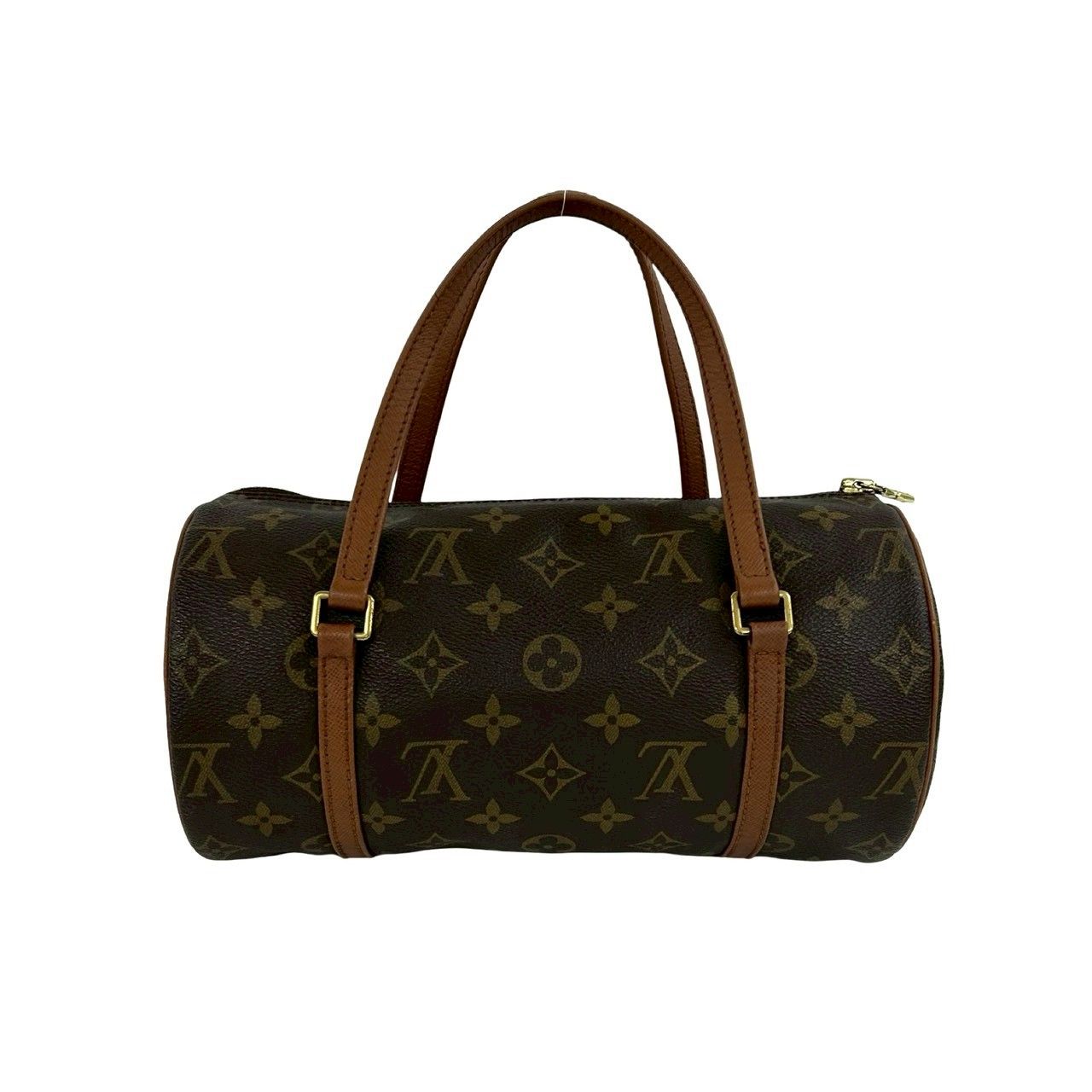 Louis Vuitton Papillon 26 Monogram Pattern Leather Mini Boston Bag Brown — view 3