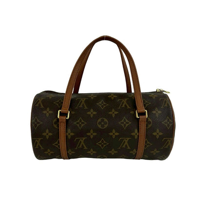 Louis Vuitton Papillon 26 Monogram Pattern Leather Mini Boston Bag Brown — view 3