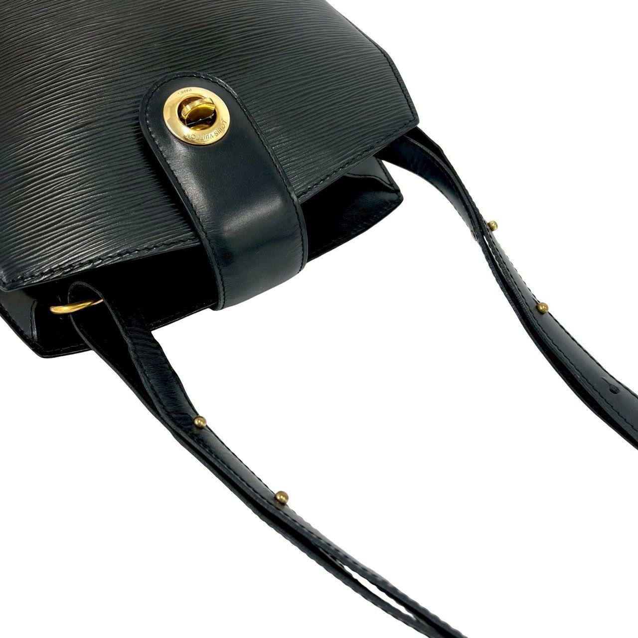 Louis Vuitton Vintage Cluny Epi Leather Shoulder Bag Tote Black — view 4