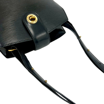 Louis Vuitton Vintage Cluny Epi Leather Shoulder Bag Tote Black — view 4