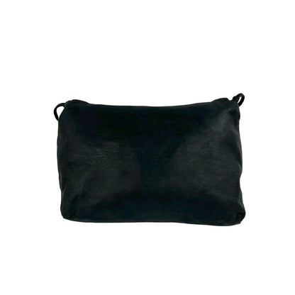 Loewe Vintage Anagram Logo Nappa Leather Mini Shoulder Bag Pochette Black — view 3