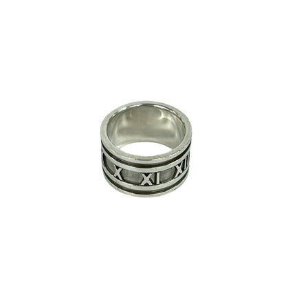 Tiffany & Co Atlas Wide Ring 925 No 13 Silver — view 4