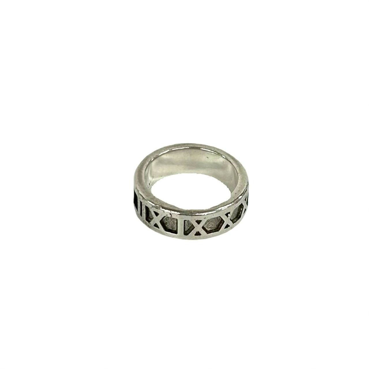 Tiffany & Co Atlas Narrow Ring 925 Silver — view 6