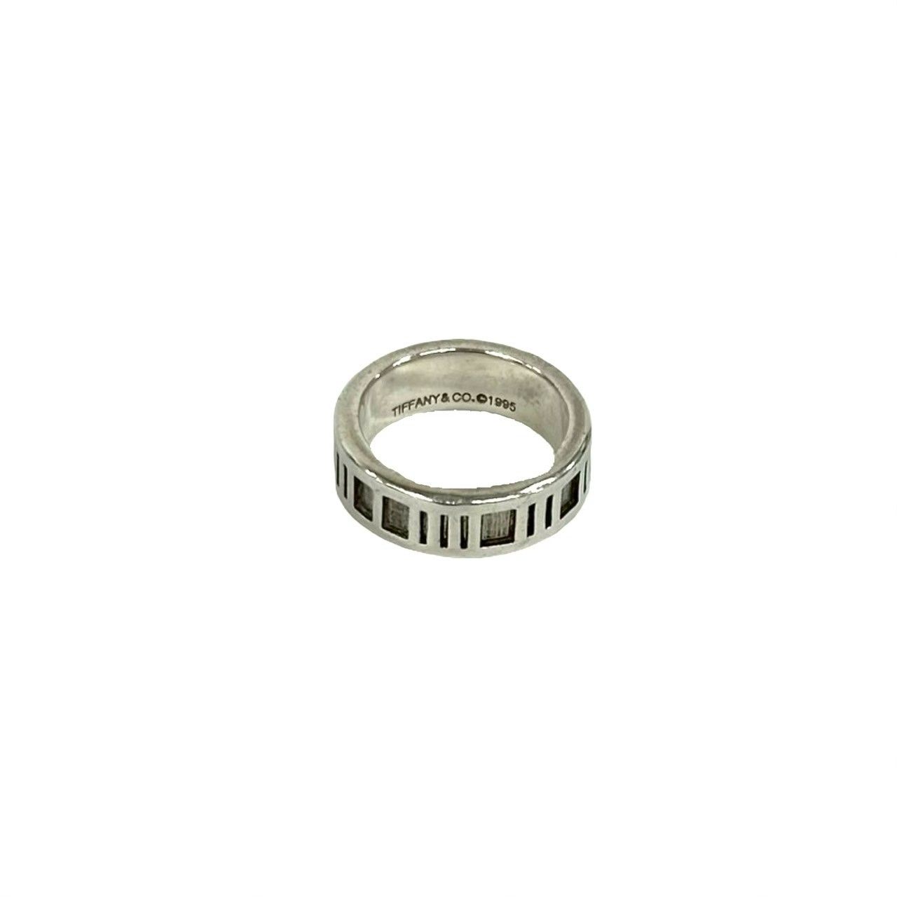 Tiffany & Co Atlas Narrow Ring 925 Silver — view 2