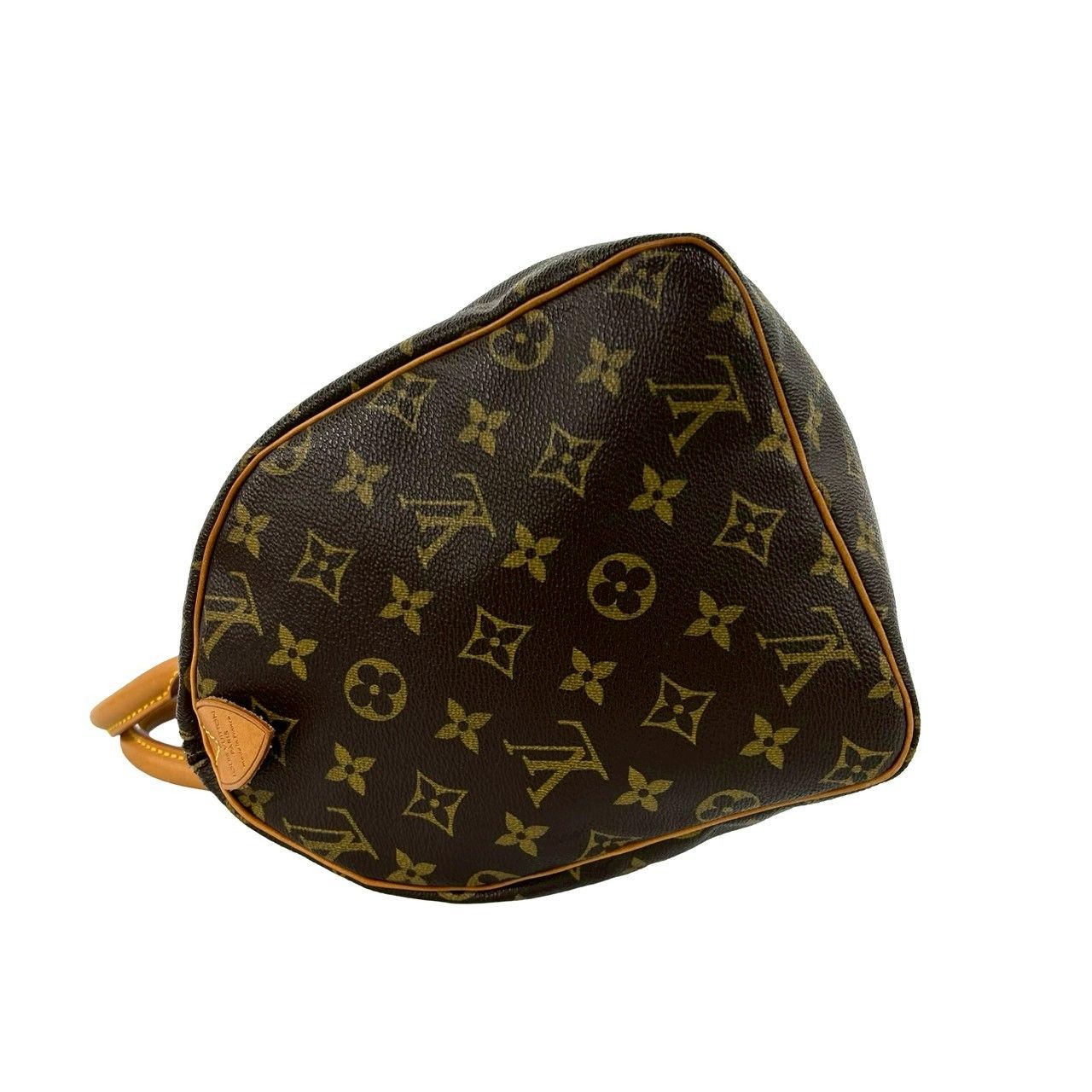 Louis Vuitton Vintage Speedy 30 Monogram Leather Boston Bag Brown — view 5