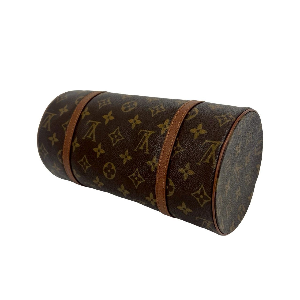 Louis Vuitton Papillon Monogram Pattern Leather Mini Boston Bag Brown — view 8