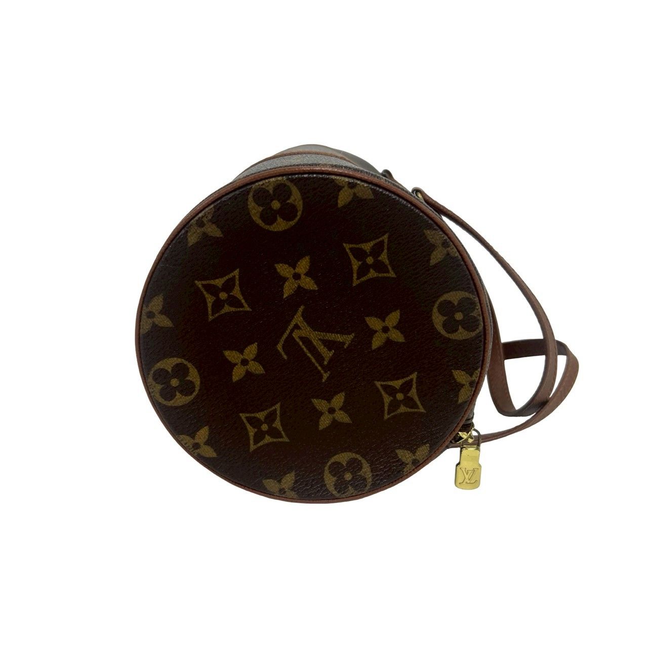 Louis Vuitton Papillon Monogram Pattern Leather Mini Boston Bag Brown — view 6