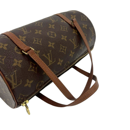 Louis Vuitton Papillon Monogram Pattern Leather Mini Boston Bag Brown — view 4