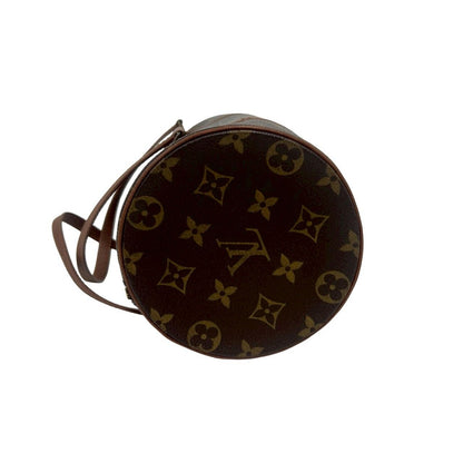 Louis Vuitton Papillon Monogram Pattern Leather Mini Boston Bag Brown — view 5
