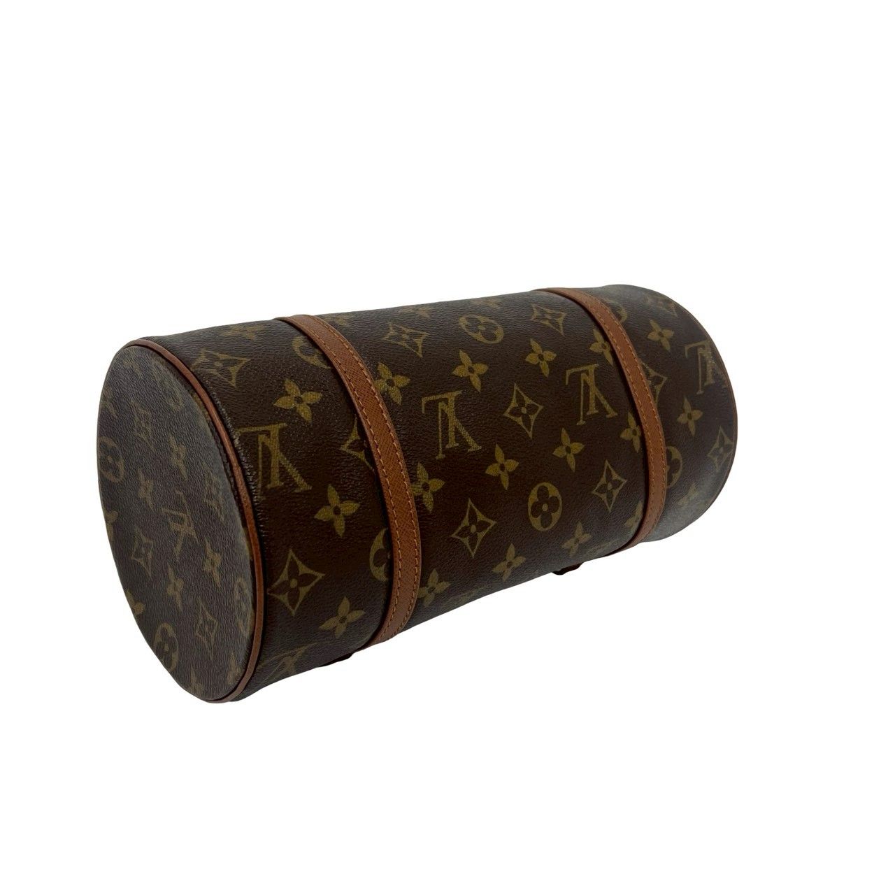 Louis Vuitton Papillon Monogram Pattern Leather Mini Boston Bag Brown — view 7