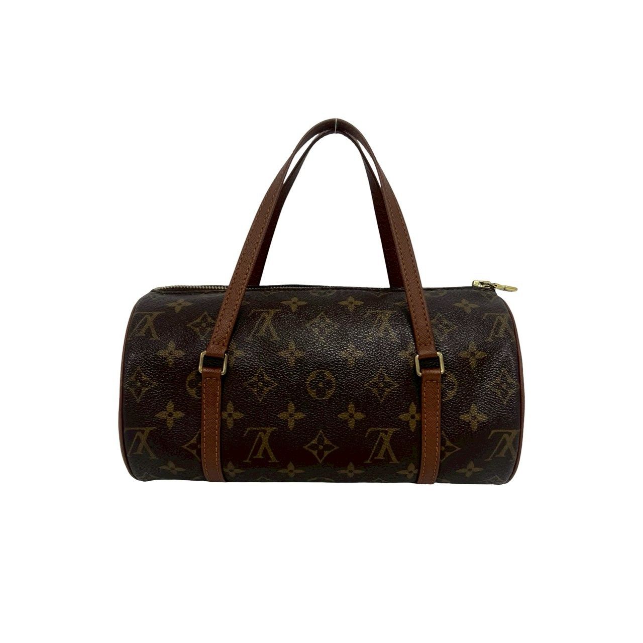 Louis Vuitton Papillon Monogram Pattern Leather Mini Boston Bag Brown — view 3