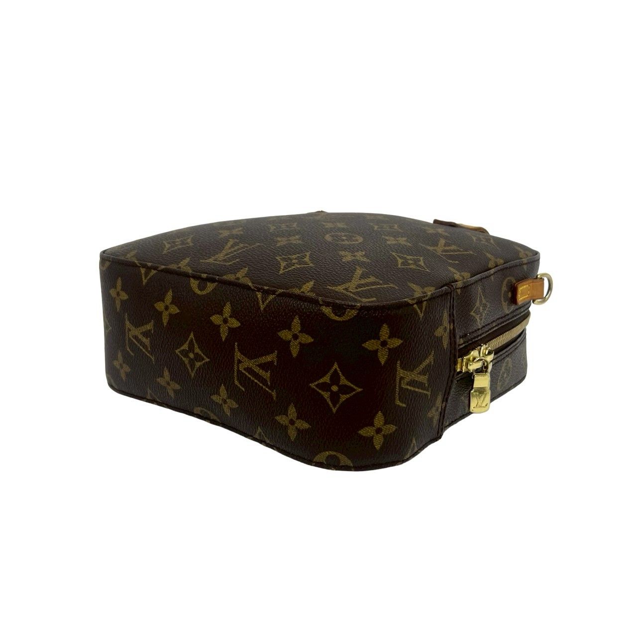 Louis Vuitton Spontini Monogram Pattern Leather 2-Way Shoulder Bag Brown — view 7