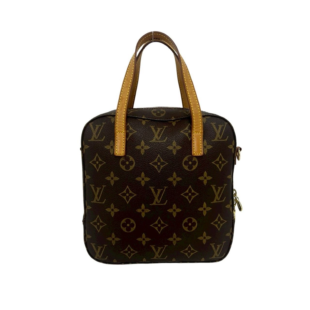 Louis Vuitton Spontini Monogram Pattern Leather 2-Way Shoulder Bag Brown — view 3