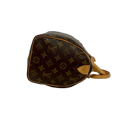 Louis Vuitton Vintage Speedy 25 Monogram Leather Mini Boston Bag Brown — view 6