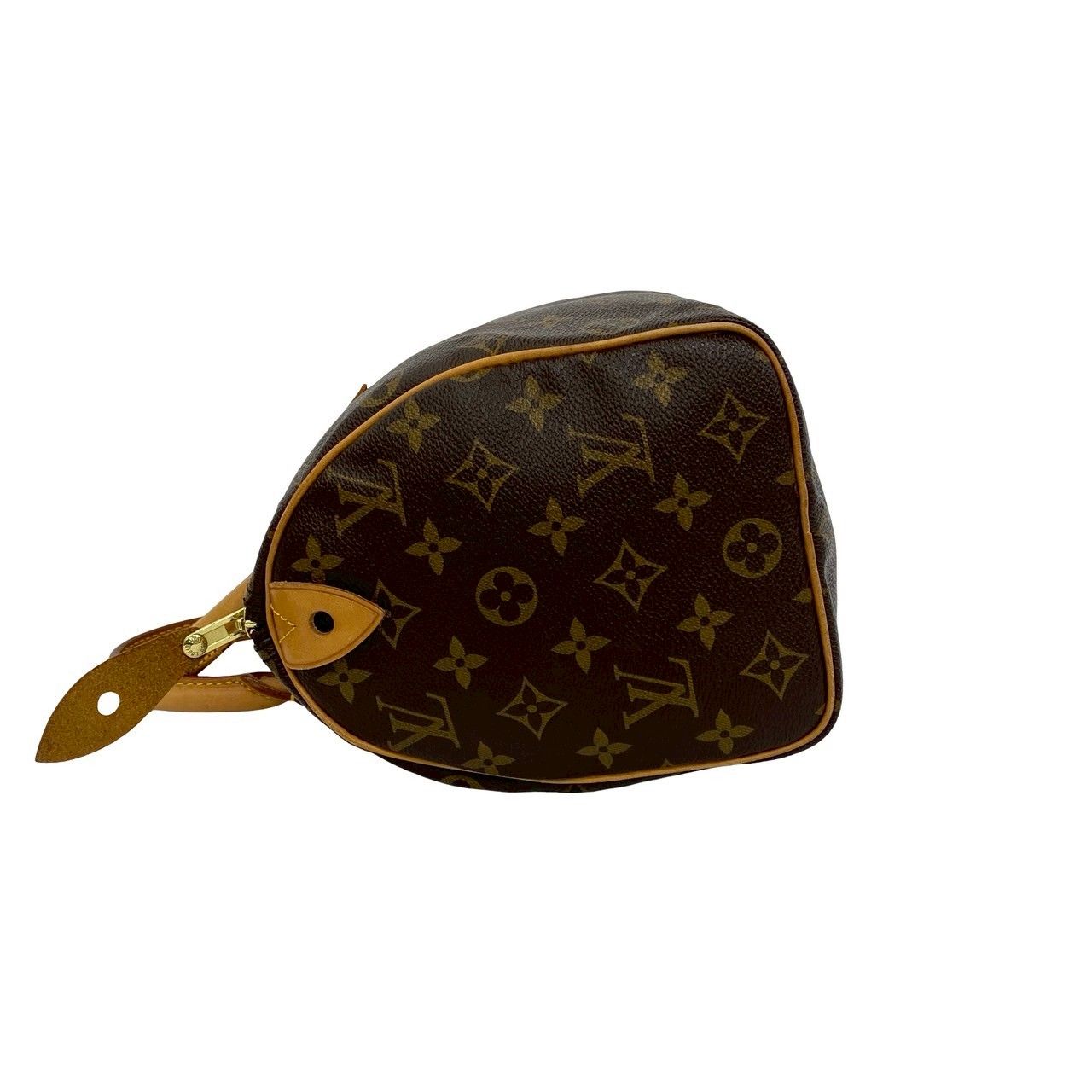 Louis Vuitton Vintage Speedy 25 Monogram Leather Mini Boston Bag Brown — view 5