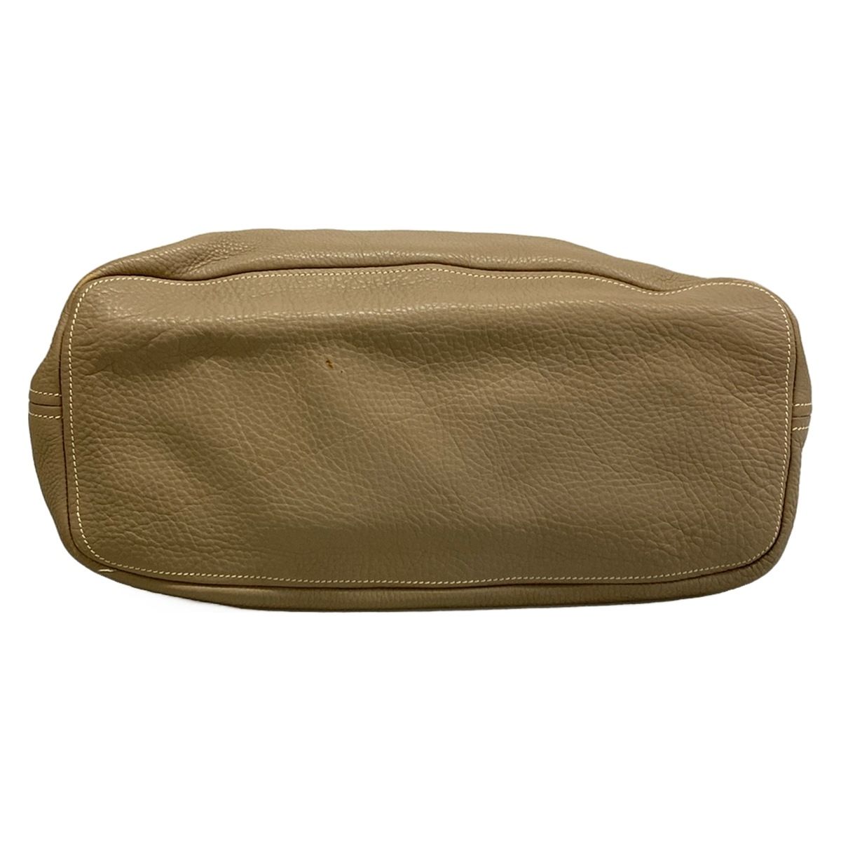 Prada Shoulder Bag Vitello Dyno Beige Leather — view 5