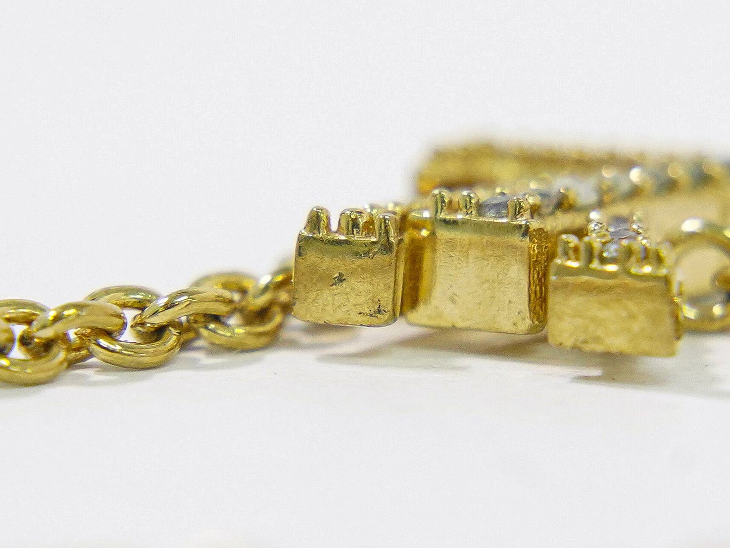 Louis Vuitton Bracelet LV Iconic Rhinestone Gold Plated — view 5