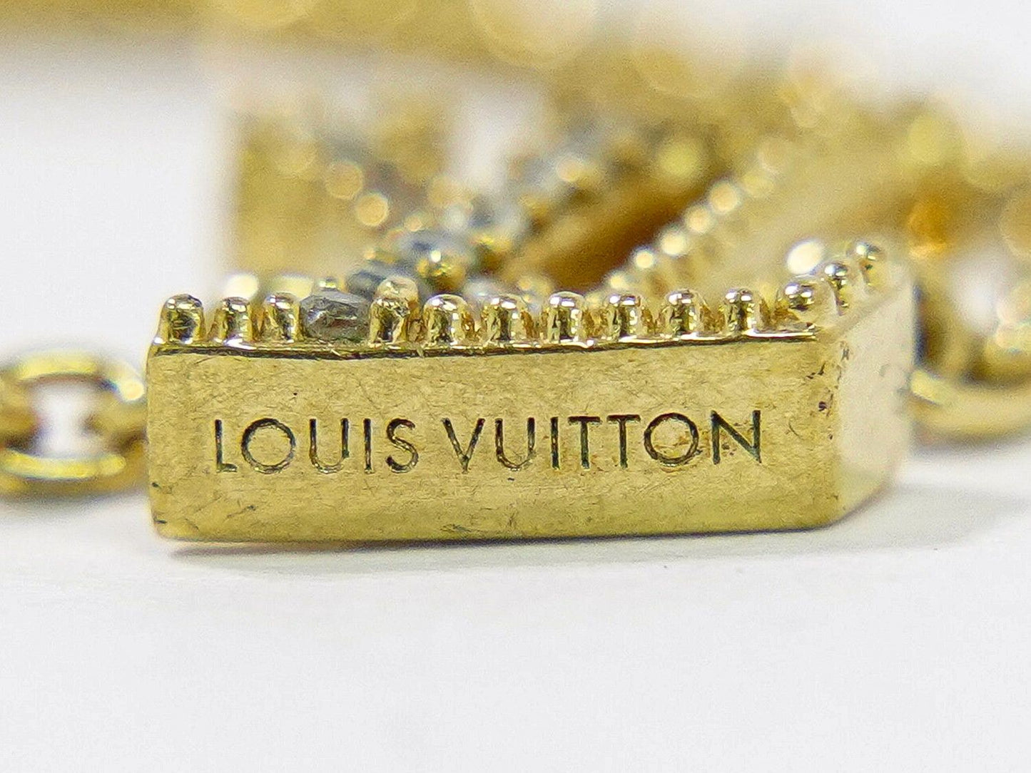 Louis Vuitton Bracelet LV Iconic Rhinestone Gold Plated — view 7