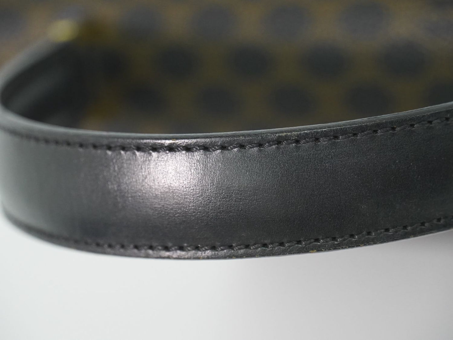 Celine Macadam Handbag Black Brown Bag — view 6