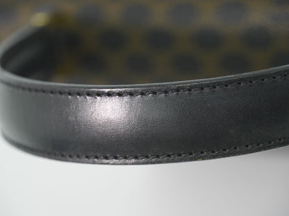 Celine Macadam Handbag Black Brown Bag — view 6
