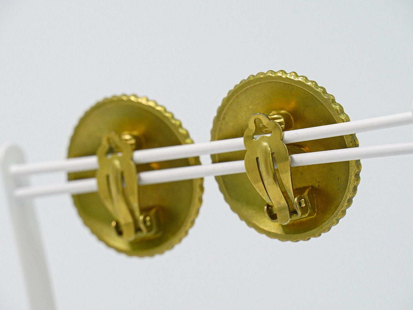 Chanel Coco Logo Earrings Gold Plated — view 7