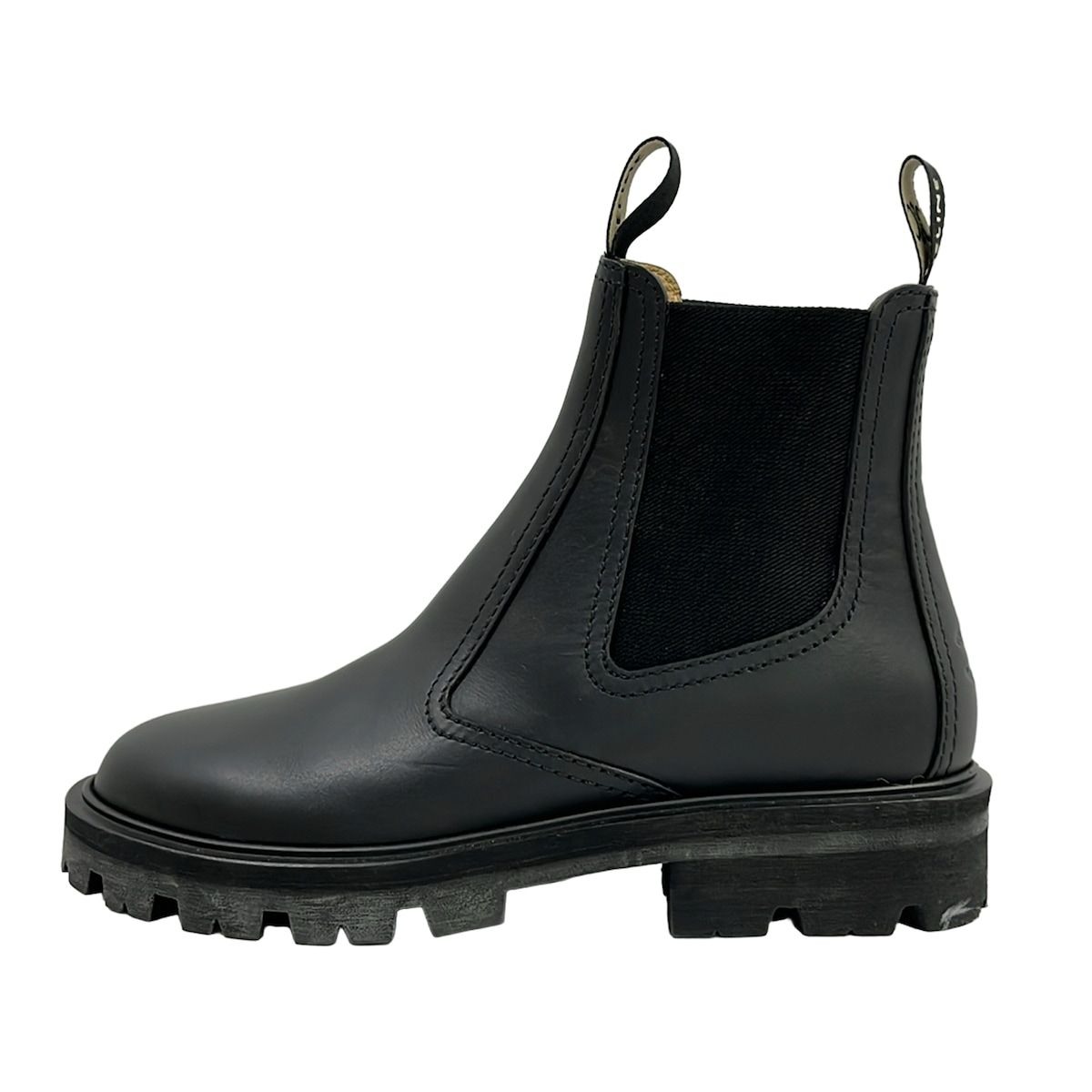 Celine Short Boots 36 Black Side Gore Leather