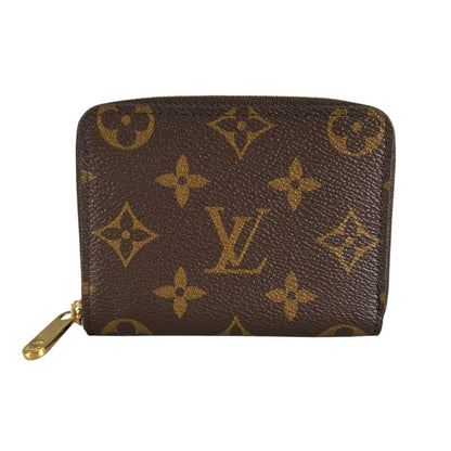 Louis Vuitton Monogram Coin Case Zippy Purse Brown