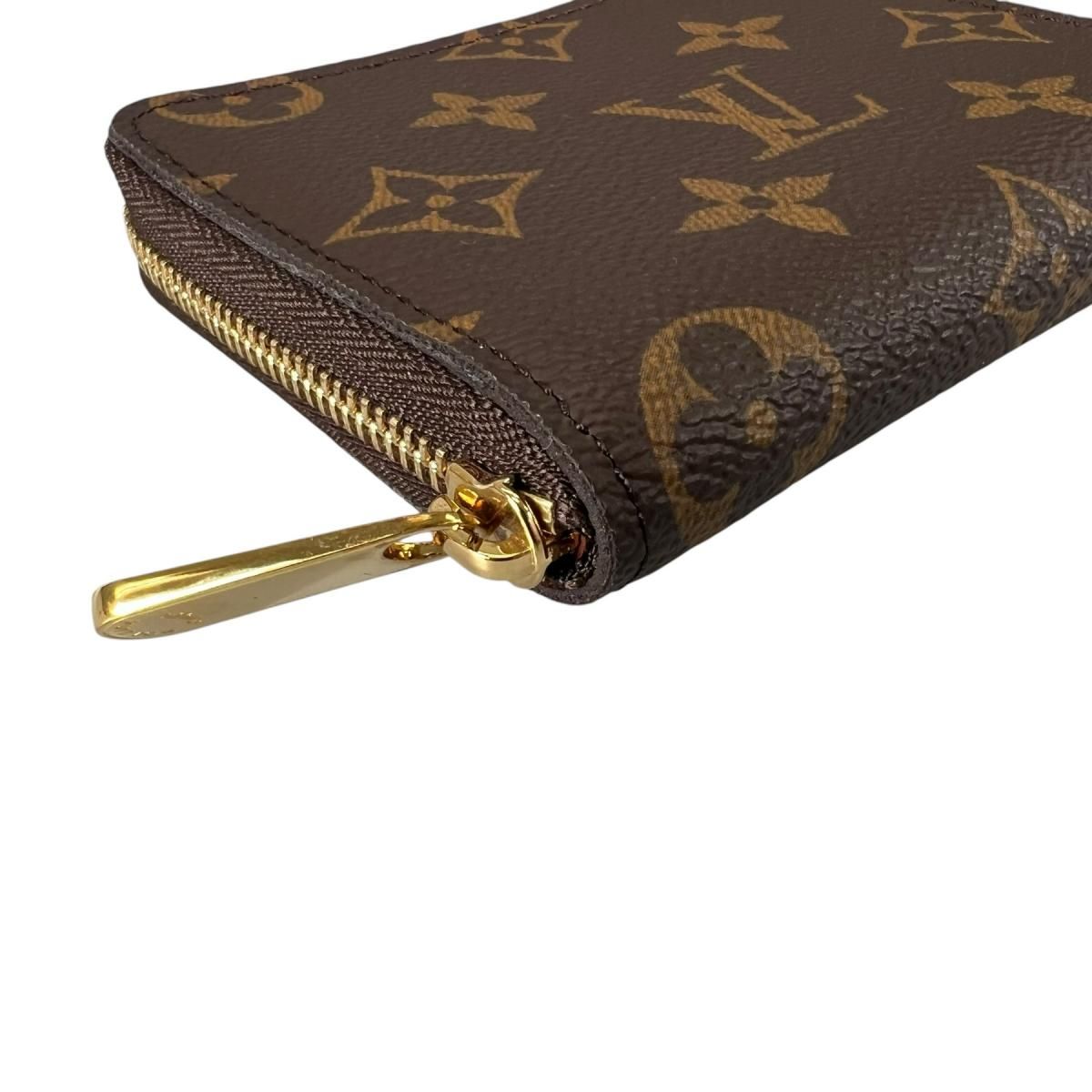 Louis Vuitton Monogram Coin Case Zippy Purse Brown — view 6