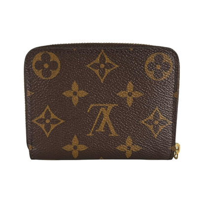 Louis Vuitton Monogram Coin Case Zippy Purse Brown — view 2