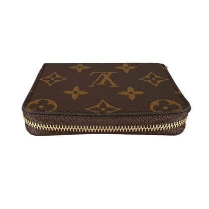 Louis Vuitton Monogram Coin Case Zippy Purse Brown — view 3