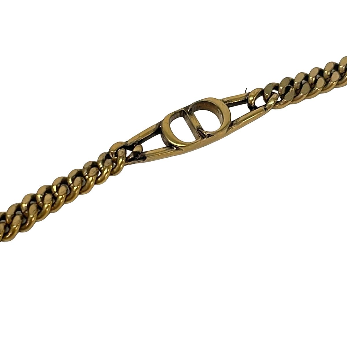 Dior Necklace Gold Malachite Denim Tears — view 5