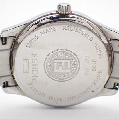 Fendi Round Watch Silver — view 9
