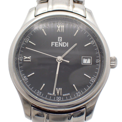 Fendi Round Watch Silver