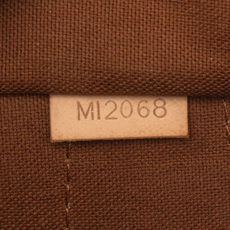 Louis Vuitton Monogram Mont Gray GM Shoulder Bag Tote Brown Leather — view 6