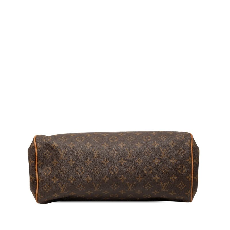 Louis Vuitton Monogram Mont Gray GM Shoulder Bag Tote Brown Leather — view 3