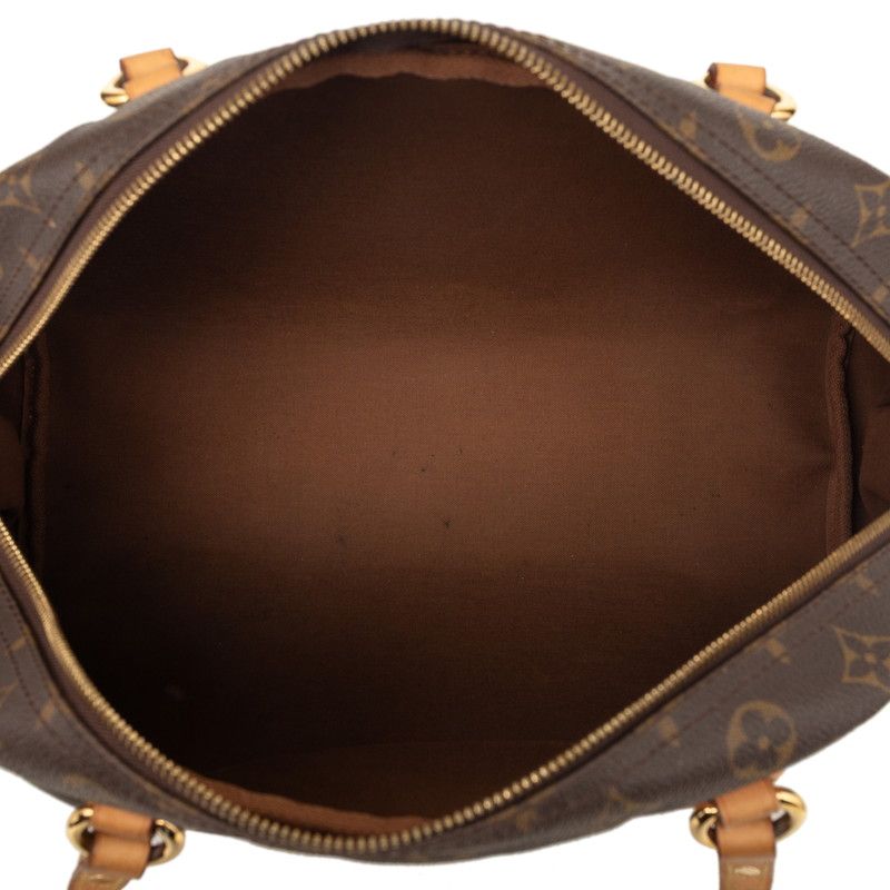 Louis Vuitton Monogram Mont Gray GM Shoulder Bag Tote Brown Leather — view 4