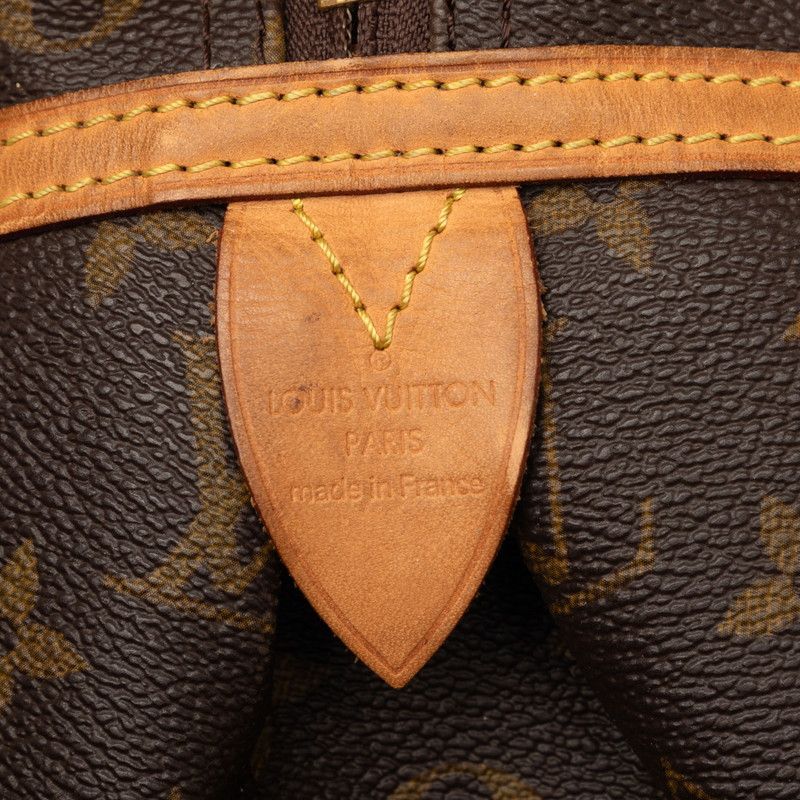 Louis Vuitton Monogram Mont Gray GM Shoulder Bag Tote Brown Leather — view 5